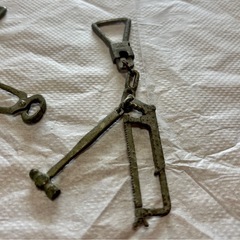 ミニチュア DIY 工具セット キーホルダー２種　ドールハウスの画像