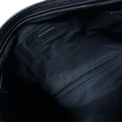 BALENCIAGA黒レザー クラッチバッグの画像