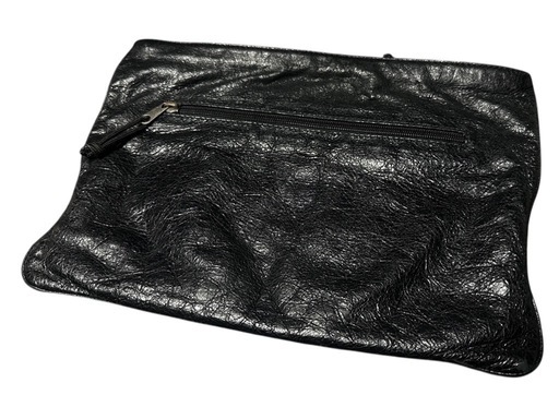 BALENCIAGA黒レザー クラッチバッグ