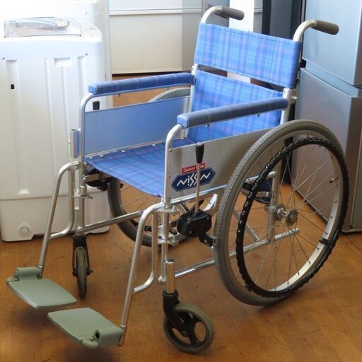 ♪NissiN/ニッシン 自走式 車椅子 折りたたみ アルミ 車イス♪