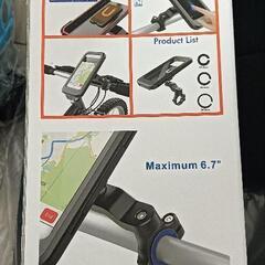 自転車配達員向け！新品未使用WOLTグッズ譲ります。ウーバーuber出前館チャリダースマホホルダー自転車ヘルメット雨具レインウェアなどの画像