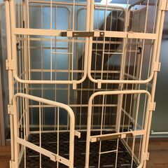 美品　かご台車　大　　扉付き　の画像