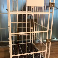 美品　かご台車　大　　扉付き　の画像
