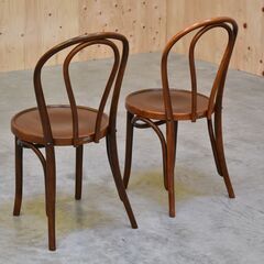 ≪zyt2245ジ≫ [2脚セット] maruni/マルニ木工 ベントウッドチェア 丸座面