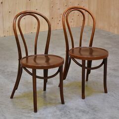 ≪zyt2245ジ≫ [2脚セット] maruni/マルニ木工 ベントウッドチェア 丸座面