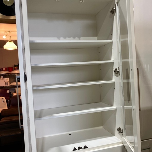 ?食器棚　収納家具　キッチン棚　キッチンボード　家具　白　ホワイト♻️お売りいただけるお品物ございましたら、来店時ぜひお持ちください♻