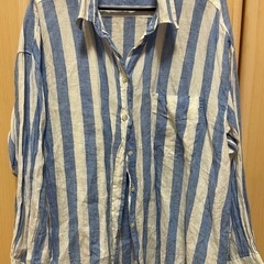 h&m リネンシャツ