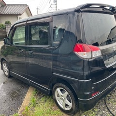 🚗【車検2年付き】H24年式 スズキ ソリオ ブラック&ホワイト｜Bluetooth・ナビ・両側パワスラ｜乗り出し36万円！の画像