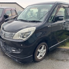 🚗【車検2年付き】H24年式 スズキ ソリオ ブラック&ホワイト｜Bluetooth・ナビ・両側パワスラ｜乗り出し36万円！の画像