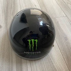 【取引完了】バイク　半ヘル　黒の画像