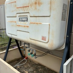問い合わせ多数　受付停止　灯油タンク