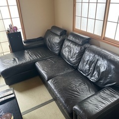 本革ソファ