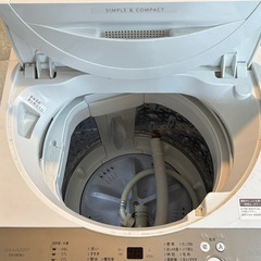 洗濯機(SHARP2021年製)5.5kgの画像