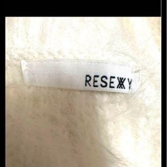 新品未使用 RESEXXY リゼクシー シャギー　ミニワンピース ホワイト 白の画像