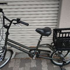 美品☆[BRIDGESTONE]TOTE BOX(トートボックス)20/18吋 小径自転車 アルミ/内装3段/点灯虫/マットカーキの画像
