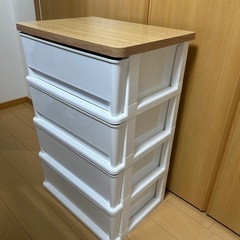 お値下げ！　4段カラーボックス