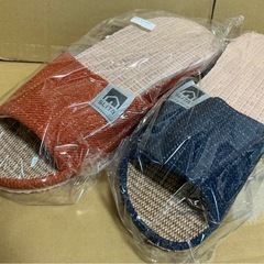 新品　SLITA スリッパ リネン 亜麻 ルームシューズ 前開き 厚底 涼感 室内スリッパ 来客用 軽量 静音 滑り止め 春夏秋 男女兼用 洗濯可の画像