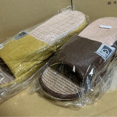 新品　SLITA スリッパ リネン 亜麻 ルームシューズ 前開き 厚底 涼感 室内スリッパ 来客用 軽量 静音 滑り止め 春夏秋 男女兼用 洗濯可の画像