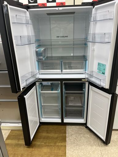 【美品】ハイアール　ノンフロン冷蔵庫JR-GX47A2024年製 M 美品】ハイアール ノンフロン冷蔵庫JR-GX47A2024年製 M Haier JR-GX47A