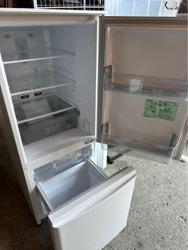 F0902 2ドア冷蔵庫　MITSUBISHI 三菱　三菱電機 146L 2021年　