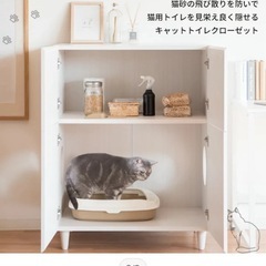 猫 隠せるトイレクローゼット　の画像
