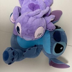 美品 スティッチ、エンジェルぬいぐるみ