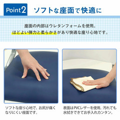 【オフィス什器】会議用キャスター付きスタッキングチェア（折りたたみ式）の画像