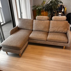 大塚家具　CAS-D ソファ　幅199cm 3人掛けソファ　オッ...