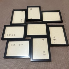 フォトアルバム 写真立て 大きいサイズ 8枚 壁掛け