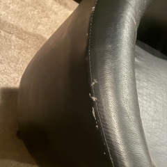 IKEA 1人用ソファ　ブラック　座り心地いいですよ　中古の画像