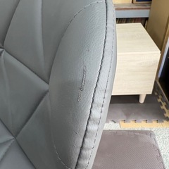 椅子 チェアー おしゃれ グレー  ダイニング リビングの画像