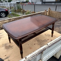 カリモク　ローテーブルキズ多数