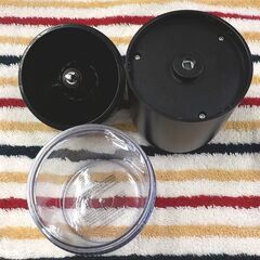 コーヒーミル 電動 グラインダー 臼式 USB充電式 ブラック バッテリー内蔵 西岡店の画像