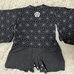 ベビー用袴 袴ロンパース(70サイズ)の画像