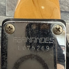 FERNANDES L075269 FR-50 フェルナンデス ブラック ギター エレキギター ブラック 黒 弦楽器 の画像