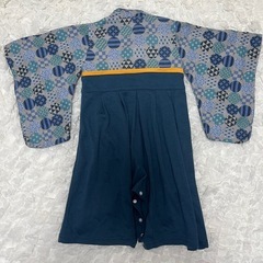 ベビー用袴　袴ロンパース(90サイズ)の画像