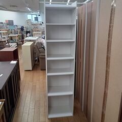 ★ジモティ割あり★  収納棚 ホワイト H175×D31×W43...