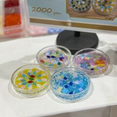 6月17日に開催✨大人気！トルコガラスで作るガラスコースターのワークショップ教室 開催✨の画像