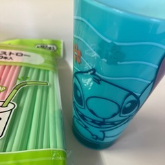 ディズニーランド購入ステッチアクリル樹脂タンブラー