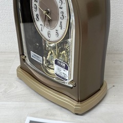 M【未使用品】セイコー SEIKO 電波時計 BY230H 置き時計 メロディ付き クロック インテリア アンティーク家具の画像