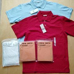 新品GU　ポロシャツ&Tシャツ　5点セット