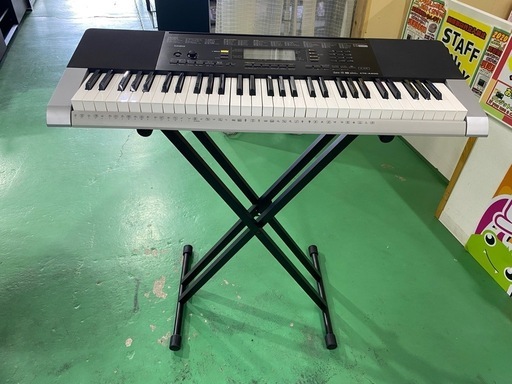 【7F11①】CASIO キーボード(スタンド付き)