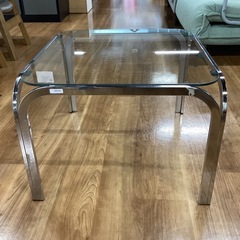 ガラステーブル【町田市再生家具】250732