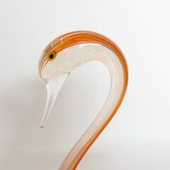 ■マルティグラス　日本製　鳥　白鳥　置物　オブジェの画像