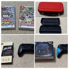 Nintendo Switch（有機ELモデル） Joy-Con(L)/(R) ホワイト＋キャリングケース等 中古美品の画像