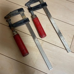 金属製バイス・クランプ 50x200mm 2個セット