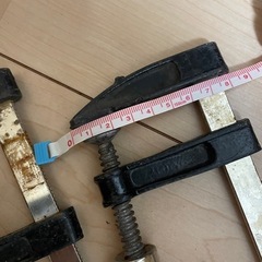 金属製バイス・クランプ 50x200mm 2個セットの画像
