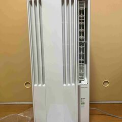 CORONA ルームエアコン CW-1623R 2023年製　取付枠付き 窓用エアコン リモコン付きの画像
