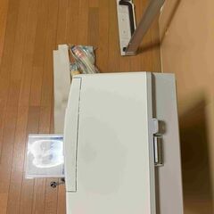 CORONA ルームエアコン CW-1623R 2023年製　取付枠付き 窓用エアコン リモコン付きの画像