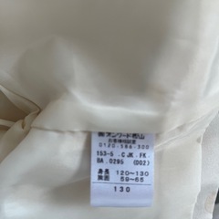 anyFAM 水玉　サテン地　ボレロ　セレモニー服　
ドット柄 130の画像